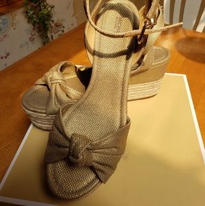 Michael Kors Mid Wedge Platform Sandal